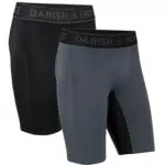 DANISH ENDURANCE Kompressions-Shorts, Sport Shorts, Kurze Leggings mit Taschen