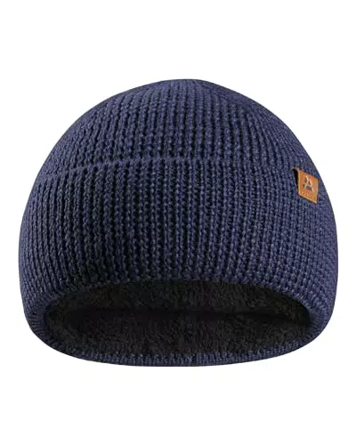 DANISH ENDURANCE Merino Kindermütze mit Fleece, atmungsaktive Beanie für Kinder