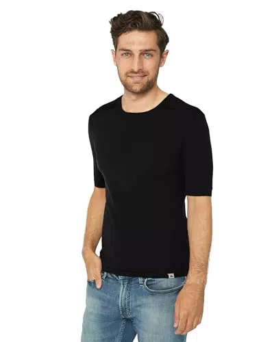 DANISH ENDURANCE Merino Funktionsshirt Herren, Atmungsaktive Thermounterwäsche