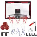 DBREAKS Mini Basketballkorb mit elektronischer Anzeigetafel für Kinder