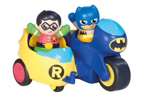 Toomies Batman Batcycle - 2 in 1 Motorrad mit Seitenwagen für Kinder ab 12 Monaten