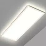 Led Deckenlampe Dimmbar mit Fernbedienung, Rechteckige Flachleuchte 24W