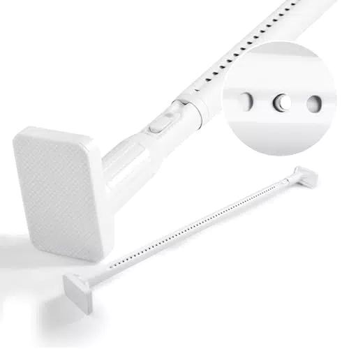 Deconovo Teleskop Duschvorhangstange ohne Bohren Ø32mm für Badezimmer und Fenster