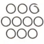 Dimeho Runde Karabiner Clips für Schlüsselanhänger und Taschen DIY