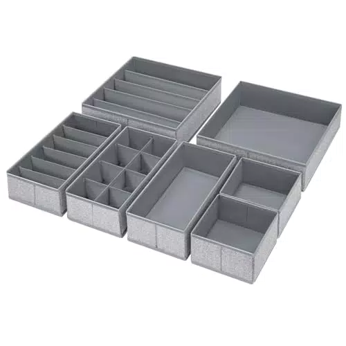 DIMJ Faltbox Organizer für Kleiderschrank, Schubladen und Büro Ordnungssystem