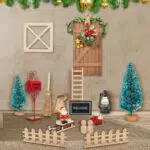DOBWGXZ Wichtel Zubehör für Weihnachten – Dekoration für Kinderzimmer und DIY Geschenke