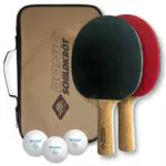 Donic-Schildkröt Tischtennis-Set Persson 500 mit Korkgriff und Tasche