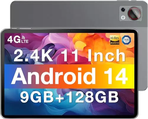 DOOGEE T30SE Tablet - 11 Zoll, 2.4K IPS, 4+5 GB RAM, 128 GB ROM, 8580mAh Akku