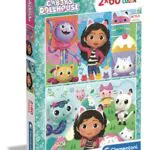 Clementoni DreamWorks Gabby's Dollhouse Puzzle für Kinder ab 4 Jahren, 24804