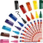 edding 400 Permanentmarker - schwarz - 1 Stift - feine Rundspitze 1 mm - wasserfest