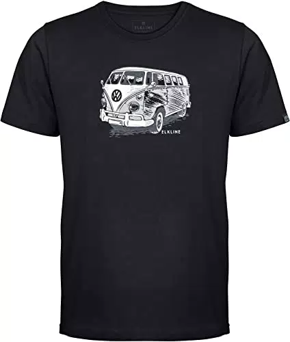 Elkline Herren T-Shirt Gassenhauer – Stilvolles Freizeitshirt für Männer