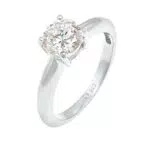 Elli Solitär Ring Damen aus 925 Sterling Silber mit Zirkonia Kristall