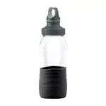Emsa Drink2Go Glas Trinkflasche mit Schraubverschluss, 100% dicht und hygienisch