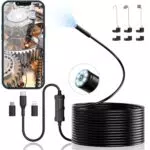 Ennovor Endoskopkamera 1920 HD mit Licht, wasserdicht IP67 für Android & iOS