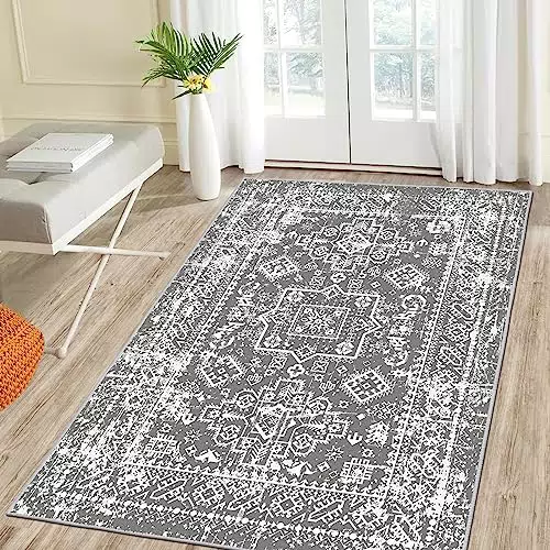 Enyhom Flauschiger Teppich rutschfest und waschbar für Wohnzimmer und Schlafzimmer