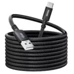 Samsung USB C Ladekabel 5m, 3.1A Schnellladekabel für PS5 und Galaxy S10/S9/S8