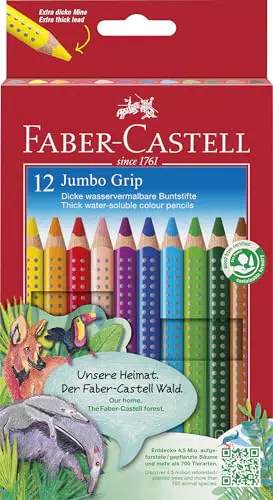 Faber-Castell 205226 - Buntstifte Set mit Spitzer für Schulanfang