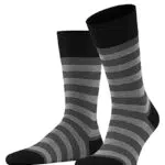 FALKE Herren Socken Sensitive Mapped Line aus Baumwolle mit Komfortbund