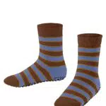FALKE Unisex Kinder Stoppersocken Simple Stripes K HP Baumwolle