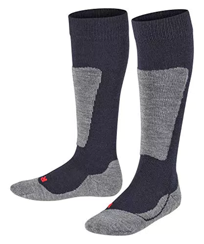 FALKE Unisex Kinder Skisocken Active Ski K - Warme Funktionssocken für den Winter