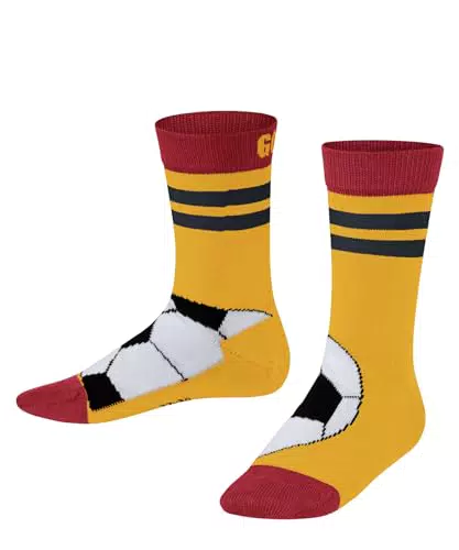 FALKE Kinder Socken Active Soccer K – Dünn, Atmungsaktiv, Gemustert