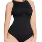 FeelinGirl Shapewear Damen Bauchweg Bodysuit Ärmellos mit Racerback