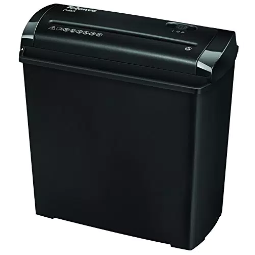 Fellowes Powershred P-25S Aktenvernichter für Zuhause mit 11L Papierkorb