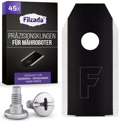 Filzada® Ersatzmesser für Husqvarna Mähroboter, Gardena Sileno & Yard Force