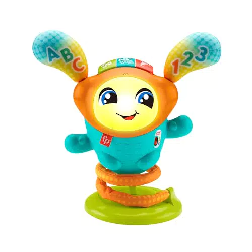 Fisher-Price DJ Hüpfi – Interaktives Lernspielzeug für Kinder ab 9 Monaten