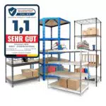Floordirekt Schwerlastregal - Steckregal für Keller und Lager mit hoher Traglast