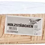 Folia 2291 Holzstäbchen für kreative Bastelarbeiten - 114 x 10 x 2 mm