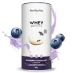 Foodspring Erdbeer Whey Protein Pulver für Muskelaufbau - 23g Eiweiß, perfekte Löslichkeit, aus Weidemilch - 750g