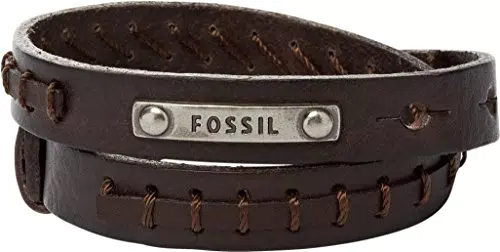 Fossil Armband für Männer, Vintage Casual, Double Wrap, Modell JF87354040