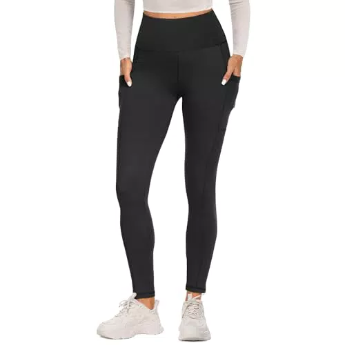 FOTOCITI High Waist Sport Leggings Damen mit Tasche - Blickdicht und Push Up