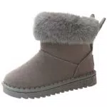 Fudaolee Kinder Winterstiefel Mädchen Plüsch Gefütterte Stiefeletten