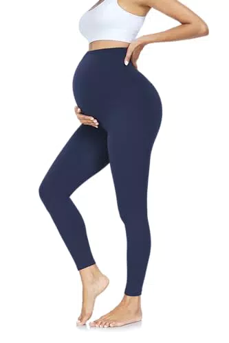 FuelMeFoot Umstandsleggings High Waist Blickdicht Stretch für Schwangere