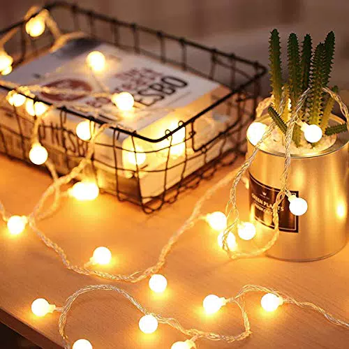 Fulighture Lichterkette Innen, Wasserdicht, Ideal für Party und Deko