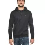 G-STAR RAW Herren Kapuzen-Sweatshirt Premium Core - Schwarz