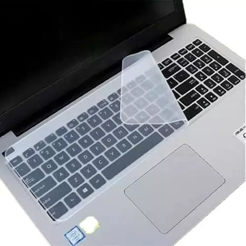 GIMIRO Halbtransparente waschbare Tastatur-Schutzabdeckung für Notebooks