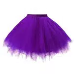 Girstunm Damen Tutu Tüllrock Vintage Petticoat Ballettrock Kurz für Tanz