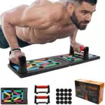 GLKEBY Push Up Board – Faltbare Multifunktions-Fitnessplatte für Zuhause und Fitnessstudio