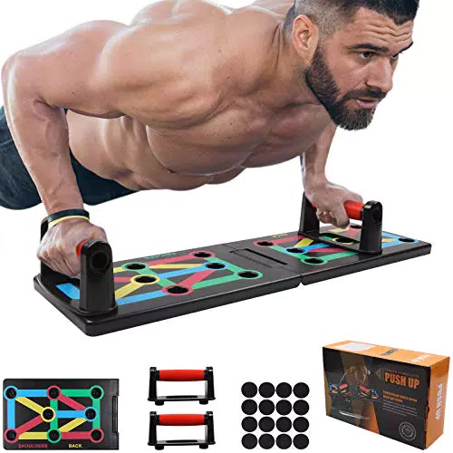 GLKEBY Push Up Board – Faltbare Multifunktions-Fitnessplatte für Zuhause und Fitnessstudio
