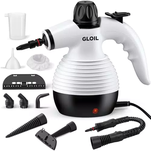 GLOIL Tragbarer Dampfreiniger – Vielseitiger Haushaltsreiniger für Teppiche und Möbel