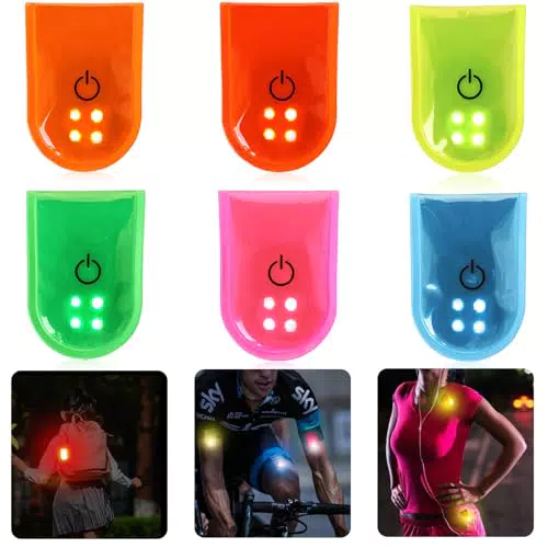 GOMETY LED Clip Sicherheitslicht für Kinder - Blinklicht mit 2 Modi und Reflektor