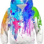 Goodstoworld 3D Graffiti Pullover für Kinder – Unisex Kapuzenpullover Langarm