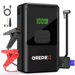GREPRO 5-in-1 Starthilfe Powerbank mit Kompressor und LED Taschenlampe