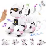 GuKKK Roboterhund für Kinder, programmierbarer Fernsteuerungsspielzeug mit Gestensteuerung