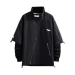 GURUNVANI Herren Kapuzenjacke Windbreaker Anorak Hoodie JK208