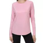 Gyabnw Damen Langarm Sportshirt Activewear mit UPF 50+ UV Schutz und Daumenloch
