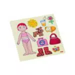 HABA Magnetspiel-Box Anziehpuppe Lilli – Kreatives Magnetpuzzle für Kinder